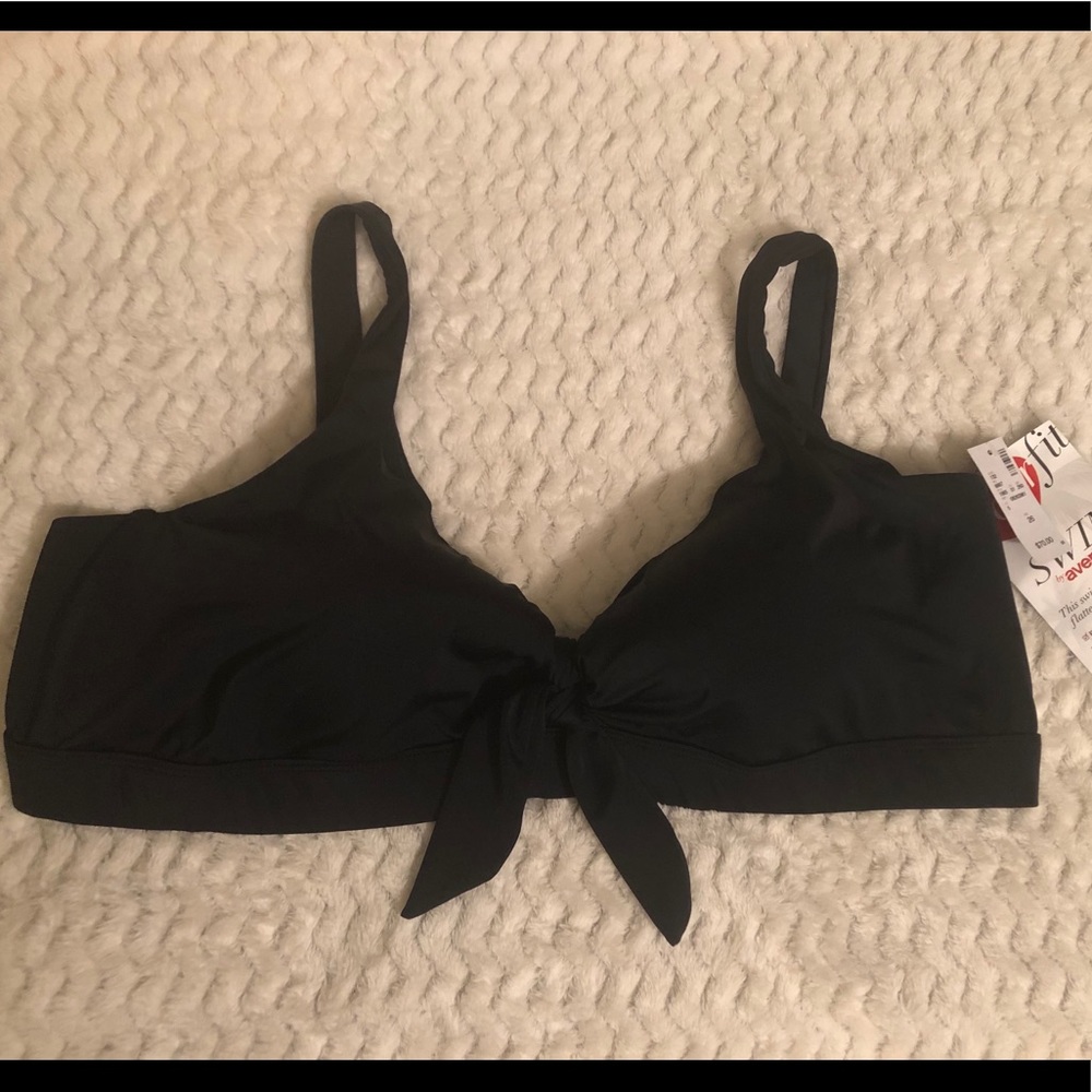 NWT Black Bikini Top